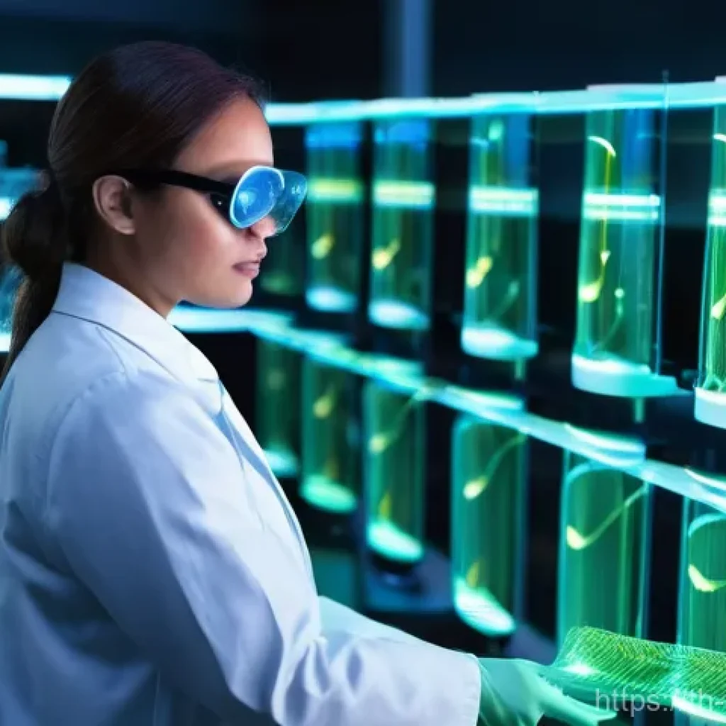 생물학자 창의적 문제 해결 능력 - **AI as the Biologist's Trusted Ally:**
    "A brilliant female biologist, wearing a crisp white lab...