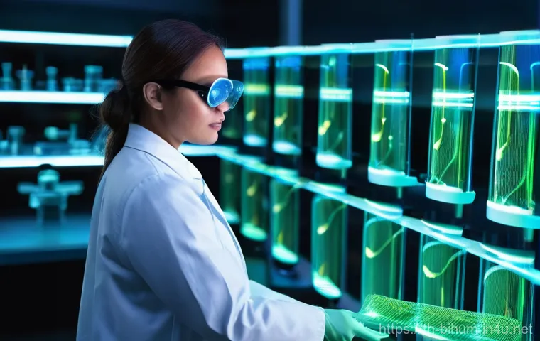 생물학자 창의적 문제 해결 능력 - **AI as the Biologist's Trusted Ally:**
    "A brilliant female biologist, wearing a crisp white lab...