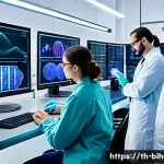 생물학자 직업 교육의 중요성 - **Prompt 1: The Cutting Edge of Biotech and AI in Biology**
    "A dynamic, brightly lit, ultra-mode...